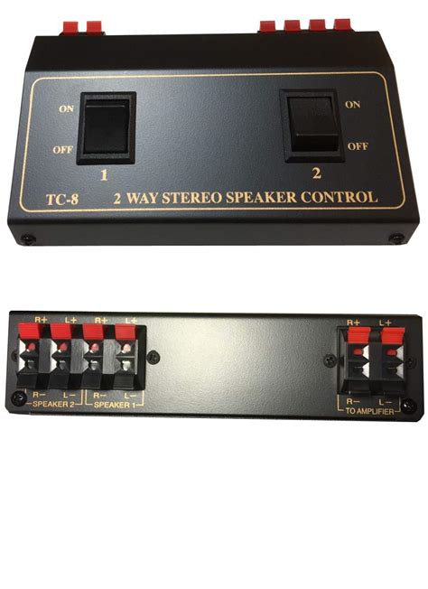 stereo speaker distribution box|Amazon.com: Speaker Switch Box.